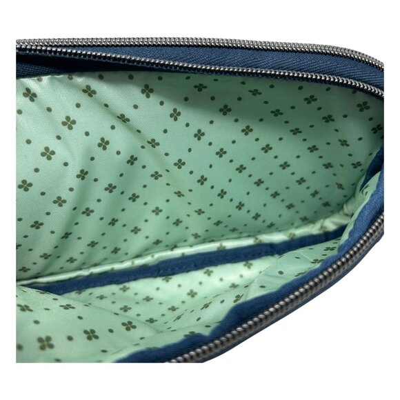 Lug Coupe XL Convertible Crossbody Bag Floral Print Navy & Multicolor Polyester - Picture 9 of 16